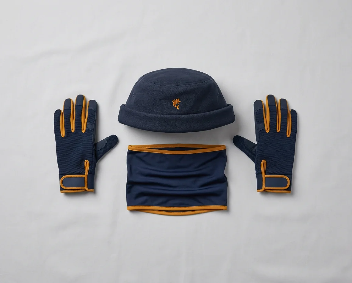 Custom fishing hats gloves and accessories for head-to-toe brand build