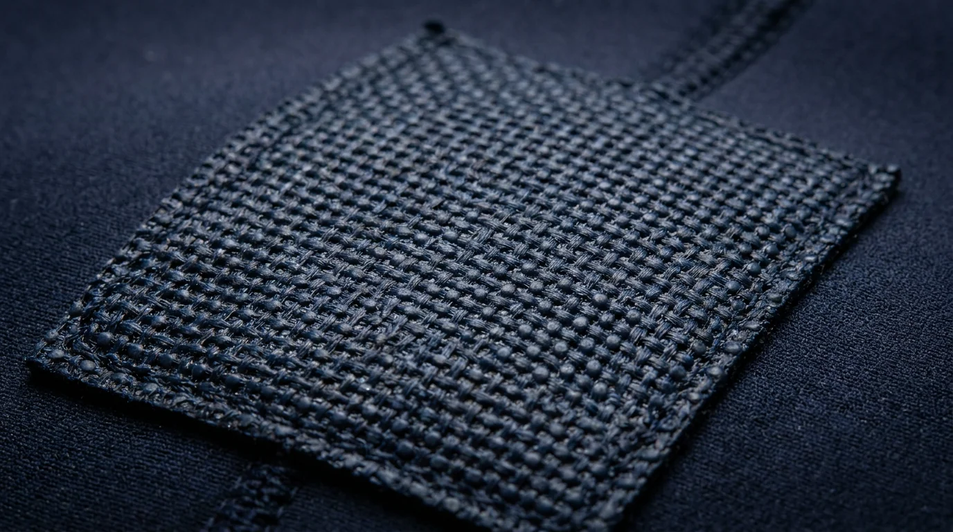 Industrial-grade abrasion-resistant overlay panels reinforcing wader knee and seat zones