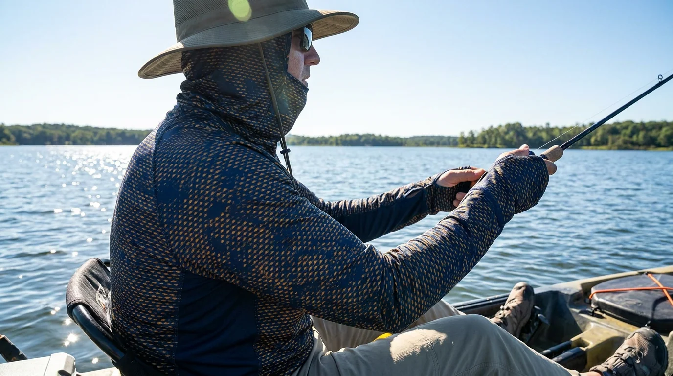 UPF 50+ jersey fabric tested for full sun coverage