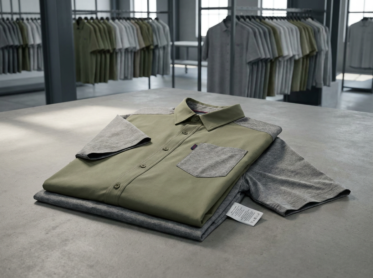Short sleeve performance fishing shirt for warm water