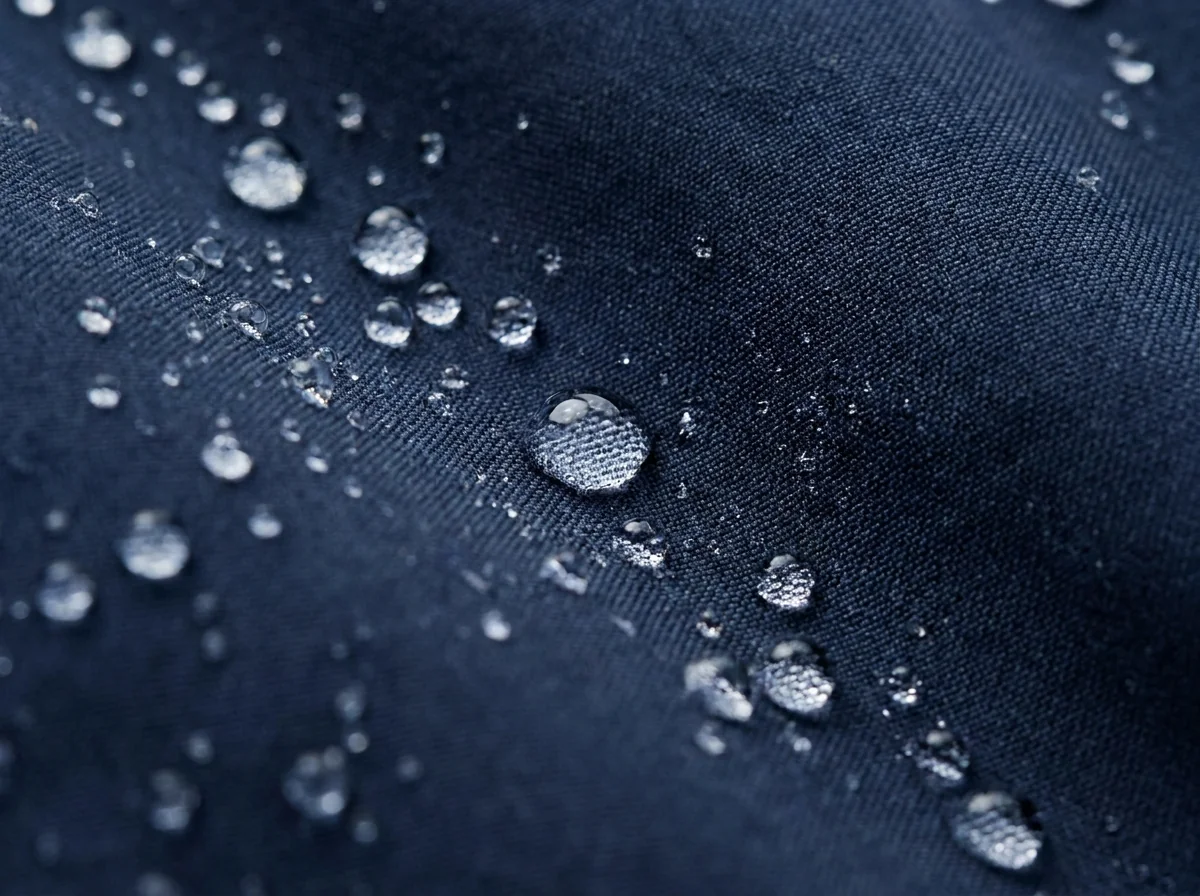 Quick-dry performance fabric for splash-to-dry fishing shorts