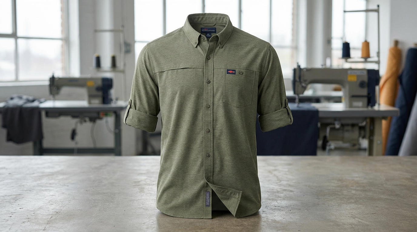 Everyday outdoor wear styling with a fishing shirt