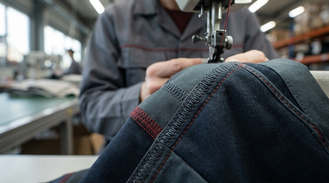 Reinforced stitching and durable fabric macro
