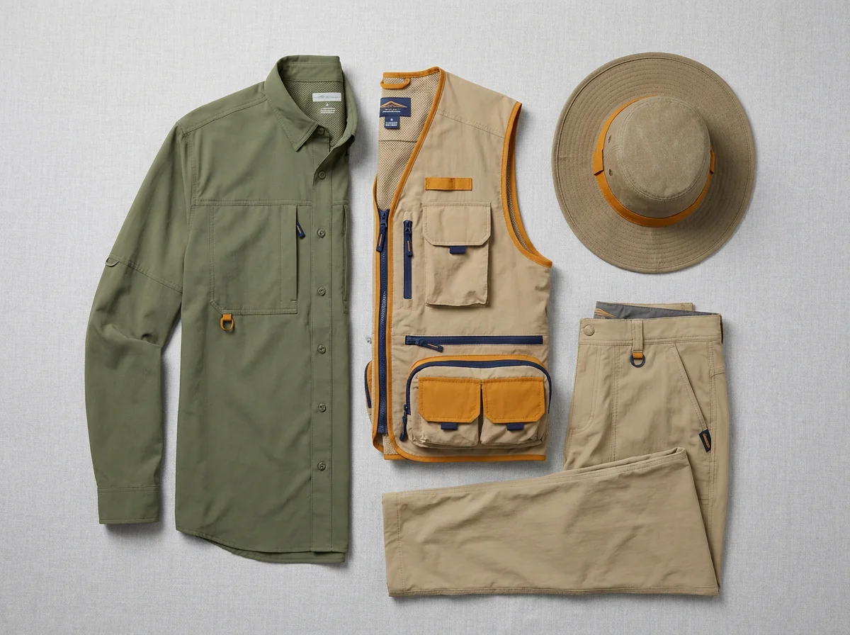 Entry-tier fly fishing apparel kit